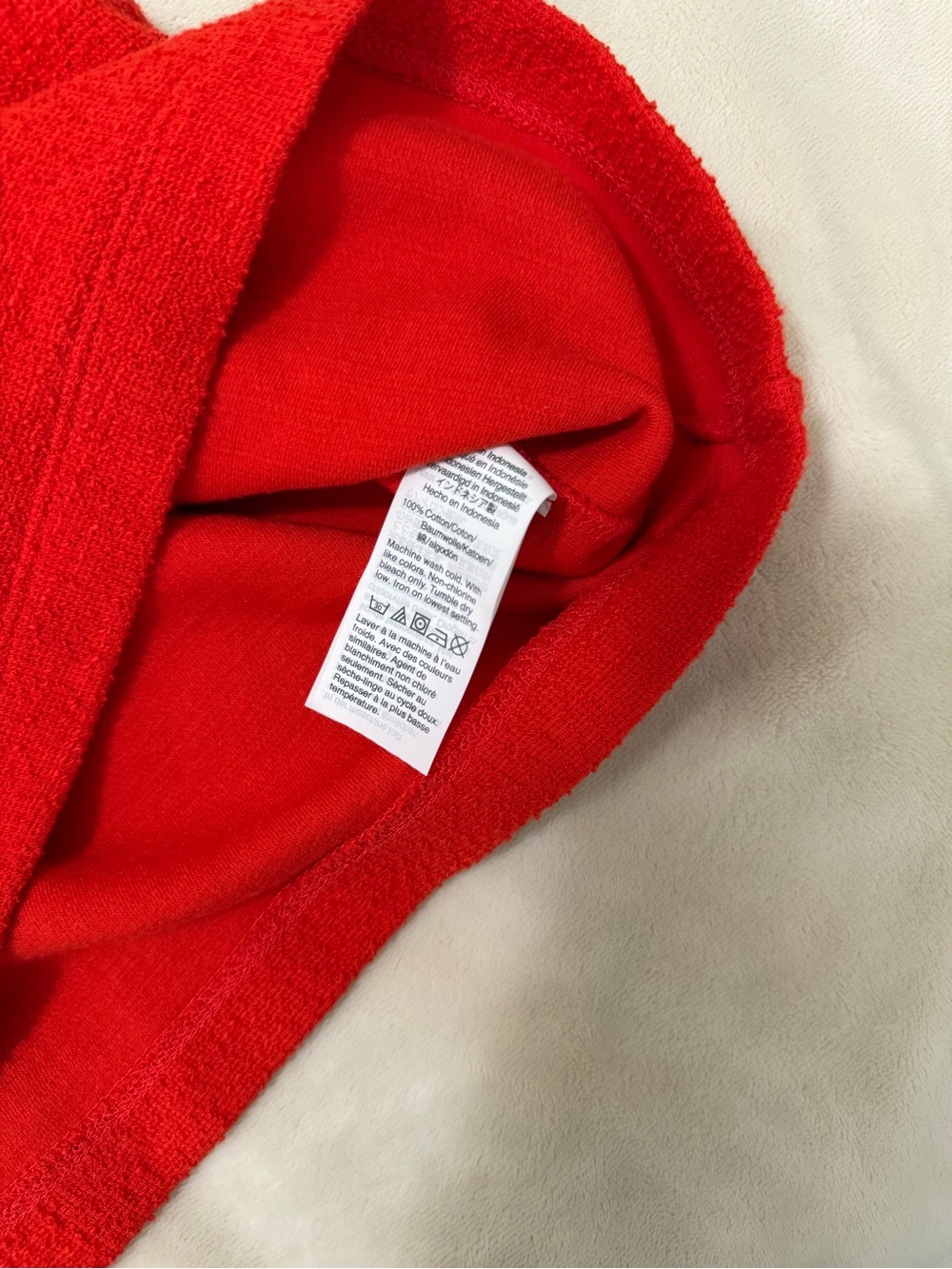 Madewell Red Knot-Front Ruffle Strap Tank - Picture 4 of 4